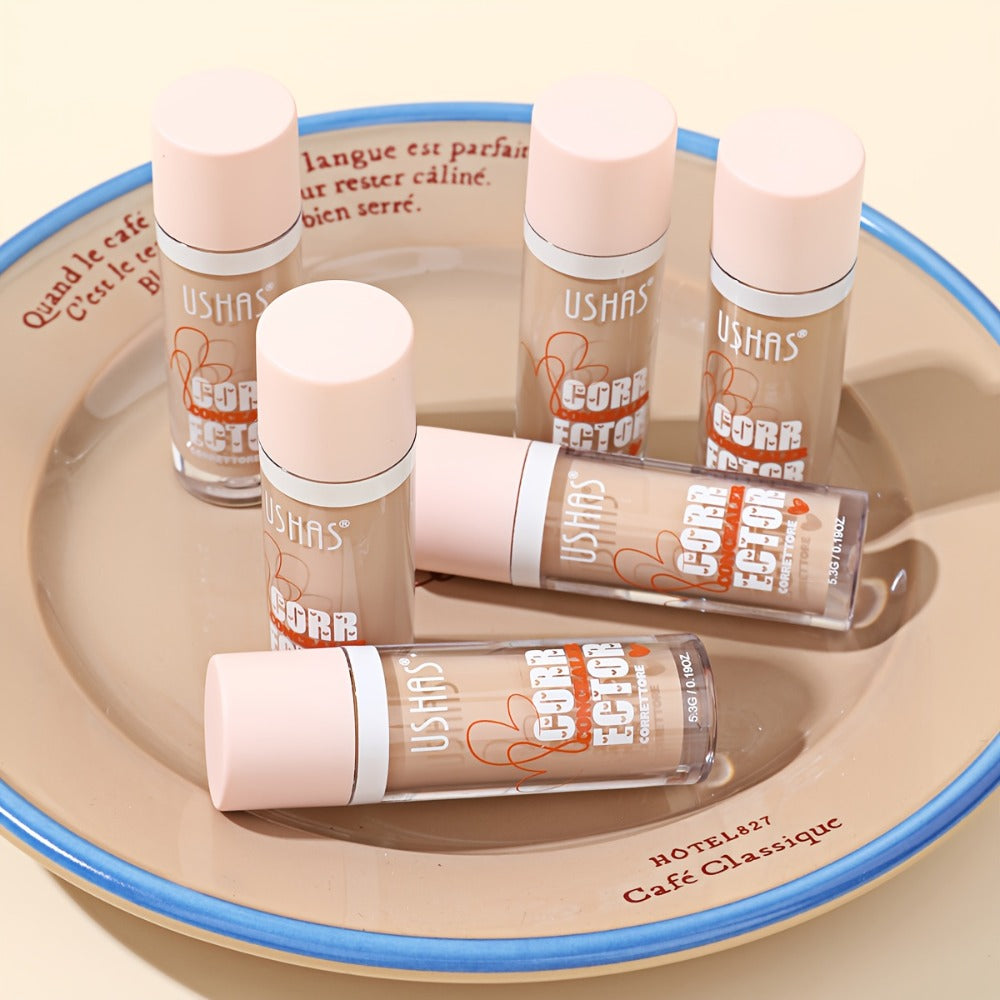 Liquid Concealer with Doe-Foot Applicator, 5.3 g Net Weight and 12 Numbered Shade Options from #01 to #12
