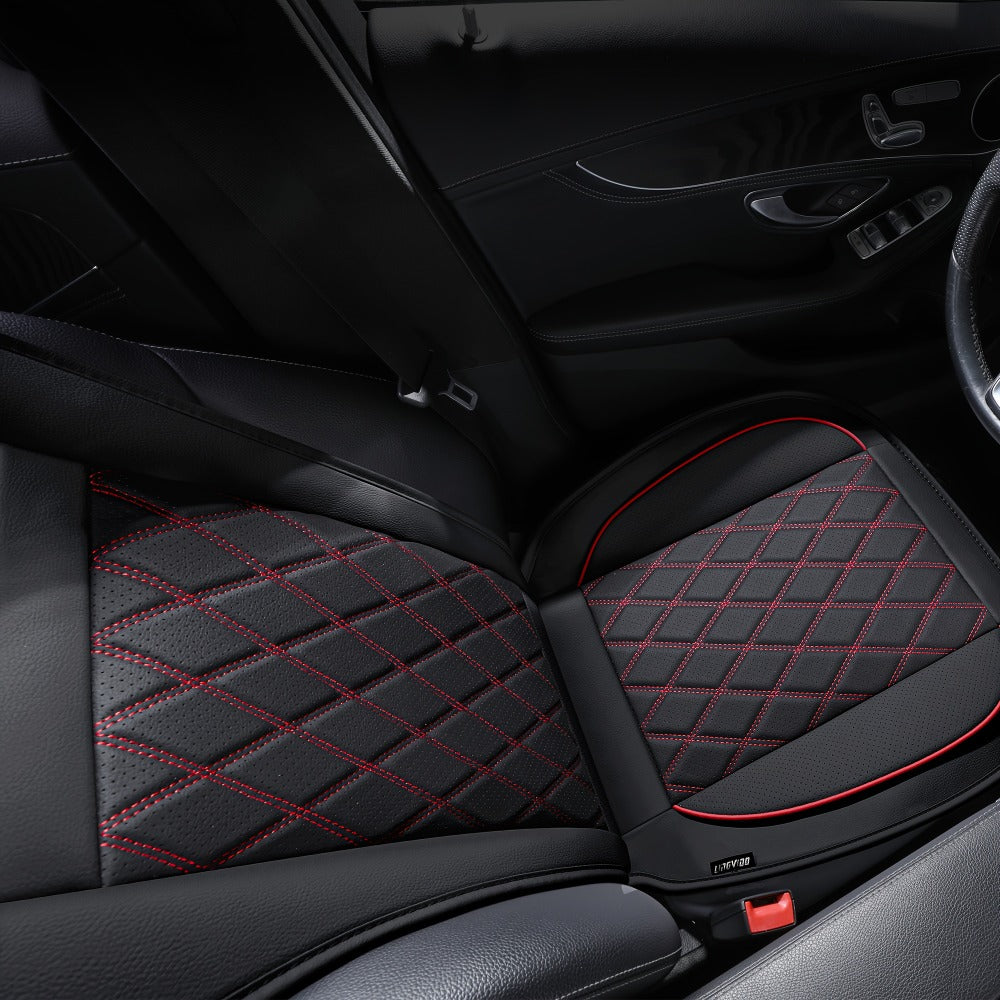 Car Seat Covers Front Pair with Full-Surround High-Back Design and Fifteen Color or Pattern Options