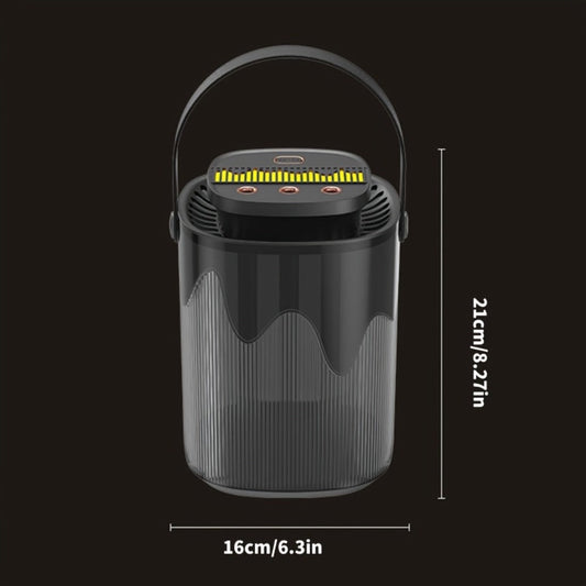 Large Capacity Desktop Humidifier with Night Light – 101oz 3-Nozzle USB Rechargeable Cool Mist Humidifier for Bedroom, Office, Dorm & Home, Quiet Air Humidifier with LED Night Light, Holiday Gift