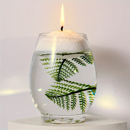 18oz Pearled Candle Kit with Hammered Glass Cup, 30 Separate Wicks and Five Scent Selections