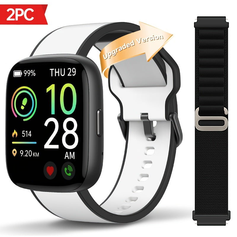 Smartwatch – Alexa Built-in Waterproof 1.83" HD – Wireless Calling, 100+ Sport Modes, Heart Rate SpO2 Sleep Tracker, Optional Woven…