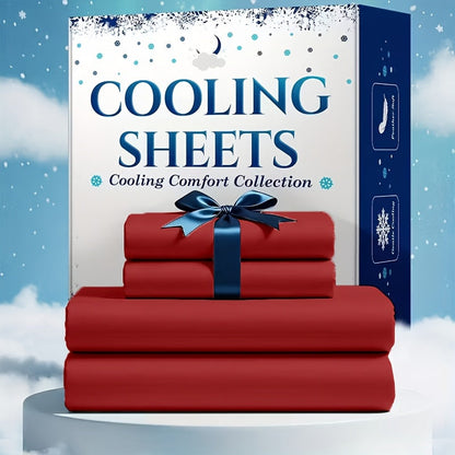 Bed Sheet Set Soft Breathable Cooling Microfiber Fitted & Flat Sheets with Deep Pockets – Wrinkle Free Hotel Luxury Bedding in Multiple Colors & Sizes