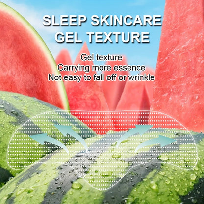 Watermelon Forehead Patches 15pcs Caffeine Collagen Niacinamide Ultra Hydrating Moisturizing Brightening De-Puffing Daily Facial Skin Care for Women All Skin Types