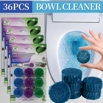 Mesh-Wrapped Toilet Bowl Cleaner Tablets in Fresh Linen, Lavender, Pine or Mixed 9- and 36-Pack Options