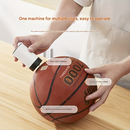 Cordless Handheld Vacuum Sealer Pump with One-Button Control, 5V Charging and Multiple Attachment Set
