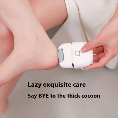 Rechargeable Electric Foot File with Two or Three Roller Heads in White Standard or Pink Upgraded Checkout