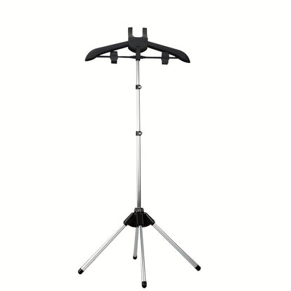 Clothes Drying Rack Foldable Height Adjustable Telescopic Ironing Rack, Aluminum Alloy Garment Rack with 360° Rotating Arm, Multi-Layer Hanging Drying Stand, Space-Saving Laundry Rack for Home Bedroom