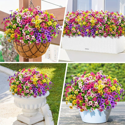 Artificial Flowers Mixed-Color Daisy Bundles in 18, 36 or 54-Pack Options with Flexible Stems