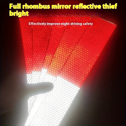 DOT-C2 Reflective Tape 2"x60' High Intensity Prismatic Self-Adhesive Safety Strip – Waterproof Wear-Resistant Ultra Bright for Cars Trucks Bikes Helmets Jackets & Outdoor Gear