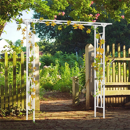 Wedding Arch Metal Garden Arbor Pergola Rose Trellis Backdrop Stand