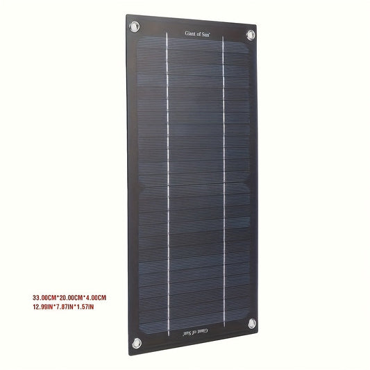 Solar Panel Kit Monocrystalline High Efficiency with 100A Charge Controller Extension Cable Battery Clip Complete Off-Grid System for RV Outdoor Camping Van Boat Home Power