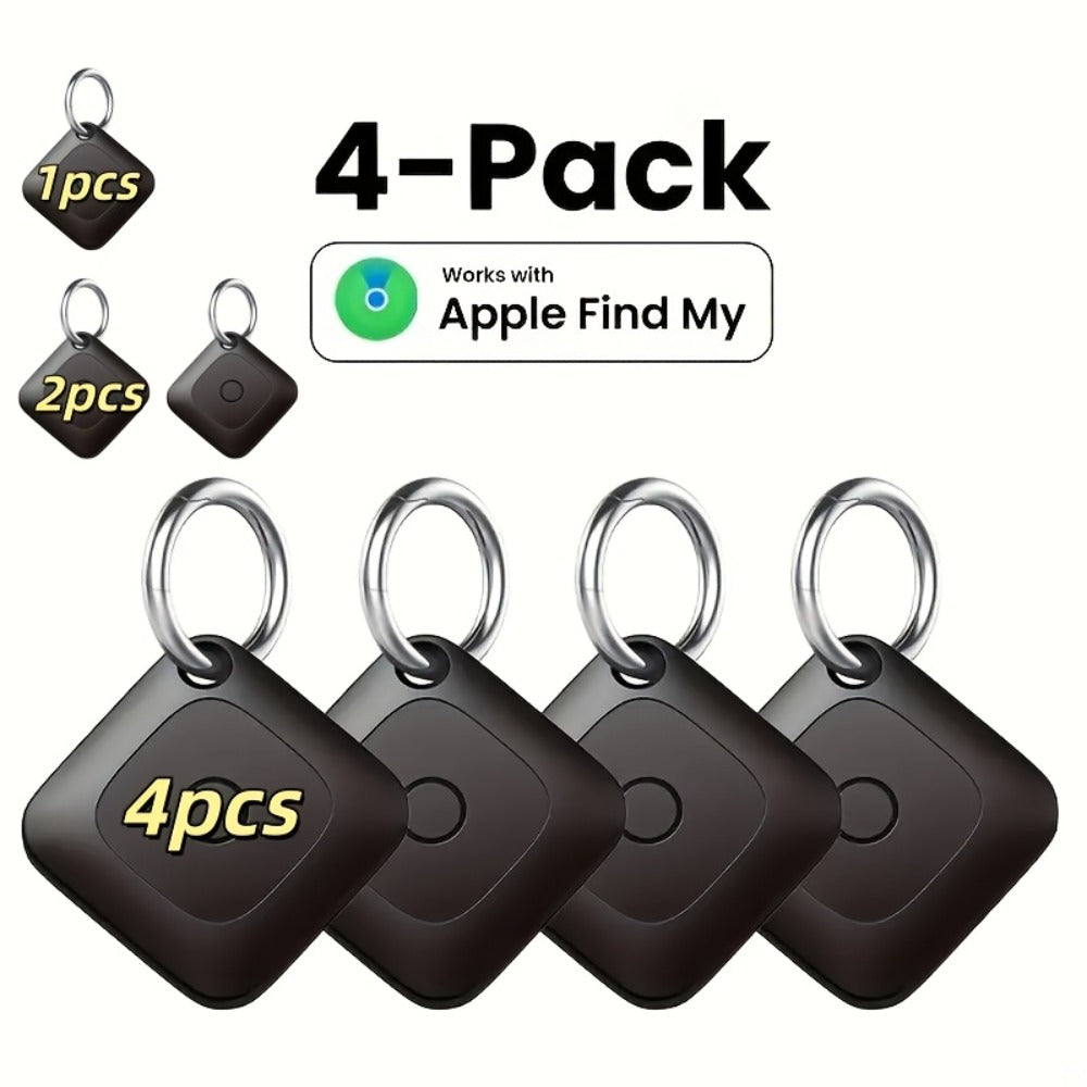 GPS Tracker Portable Real-Time Location Tracking Device – Global Coverage for Car Keys Wallet Pets Android & iOS Compatible (1-Pack / 2-Pack / 4-Pack)