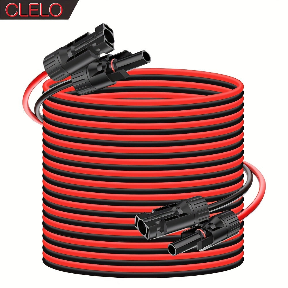 Solar Panel Extension Cable 14AWG – Tinned Copper MC4 Connector Wire for RV, Camper & Off-Grid Solar Systems | 30FT or 40FT