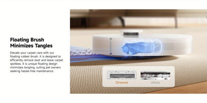 Dreame D10 Plus Gen 2 Self-Emptying Robot Vacuum & Mop Refurbished – 6000Pa Suction | 90-Day Base | LiDAR Navigation | Obstacle Avoidance | Wi-Fi App & Voice Control | Smart Floor Cleaner for Home