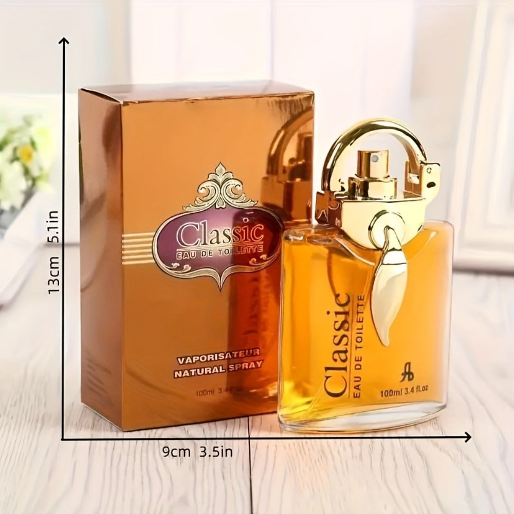 Eau de Parfum Osmanthus for Women in Golden 100ml Bottle with Ornate Round-Cap Presentation