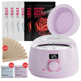 Purple Wax Pot Hair Removal Set