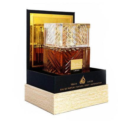 Unisex Perfume Lattafa Khamrah Eau de Parfum with Cinnamon, Vanilla and Amber in Two Formats