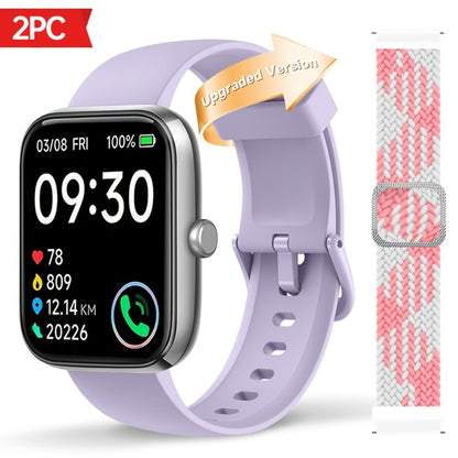 Smartwatch – with Alexa Built-in FAWEIO 1.95" Large Display, Wireless Calling, 100+ Sport Modes, Pedometer Heart Rate Sleep Blood…