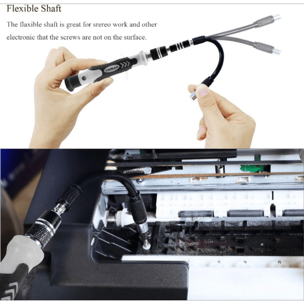 Precision Magnetic Screwdriver Bit Set in 30-, 51- or 55-Piece Configurations with Storage Case