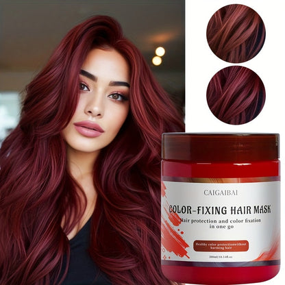 CACAGIBA 300ml Color-Depositing Hair Mask in Screw-Top Jar with Red, Purple or Gray Options