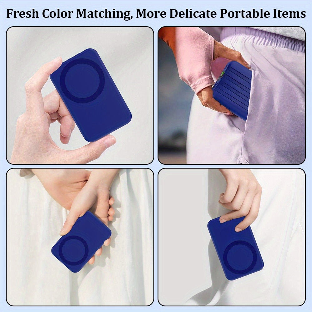 Magnetic Wireless Power Bank 30000mAh 22.5W Fast Charging Built-in USB USB-C Cables LED Display Portable Charger iPhone Samsung Android Black White Pink Blue