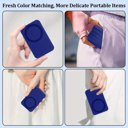 Magnetic Wireless Power Bank 30000mAh 22.5W Fast Charging Built-in USB USB-C Cables LED Display Portable Charger iPhone Samsung Android Black White Pink Blue