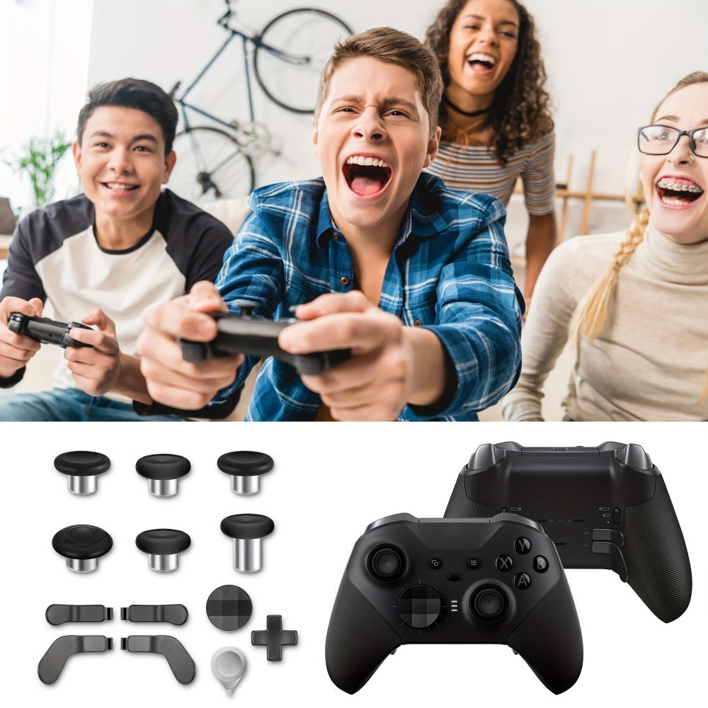 Thirteen-Piece Controller Replacement Kit with Paddles, Thumbsticks, Two D-Pads and Repair Tool