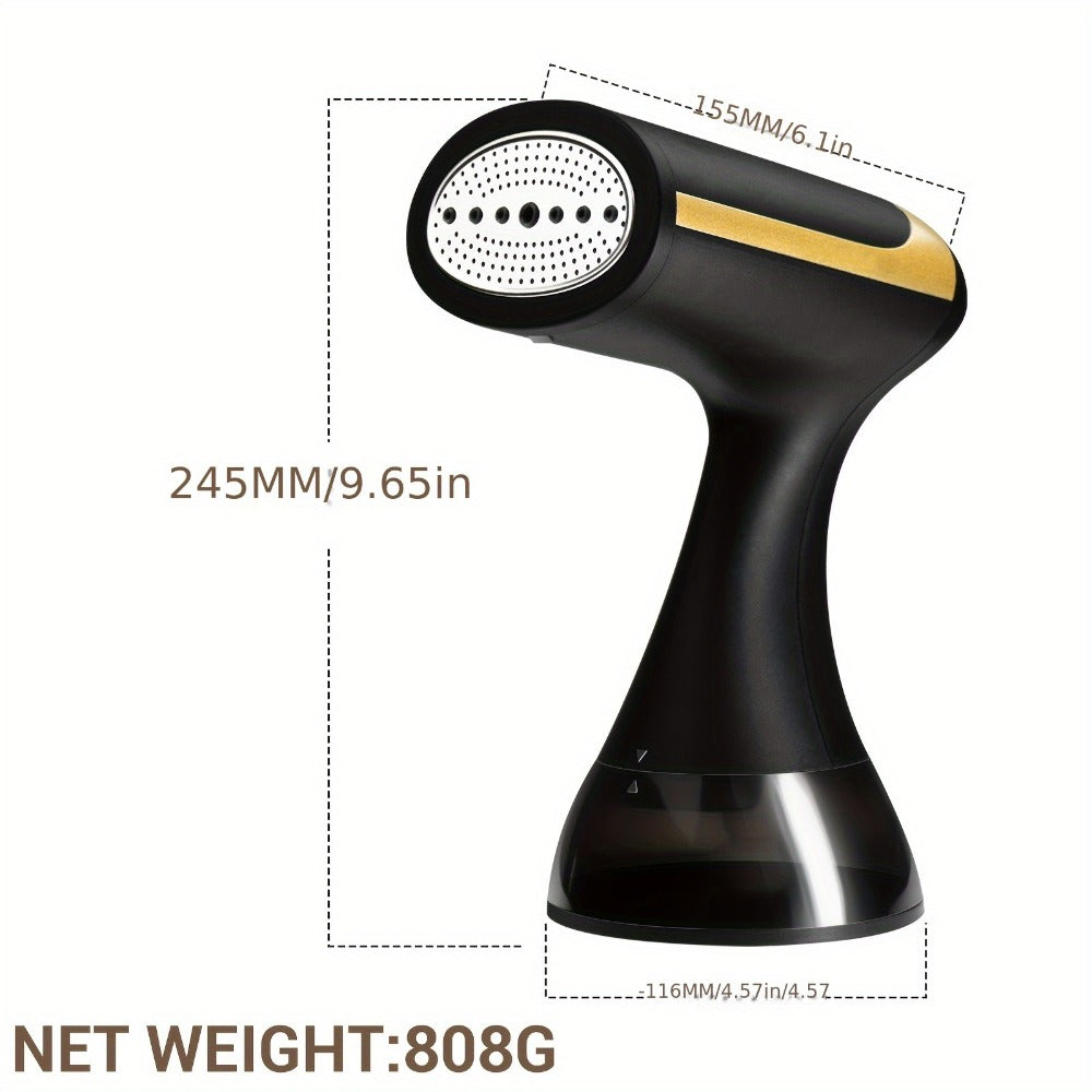 1100W Handheld Garment Steamer with 300ml Tank, 20-Second Heat-Up Marking and Four Finish Options