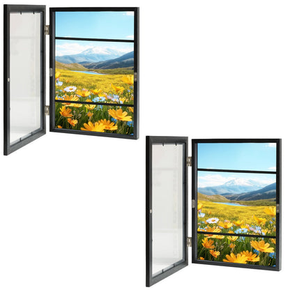 Front-Opening Kids Art Display Frames with Changeable Storage and Six Exact Color-and-Pack Options
