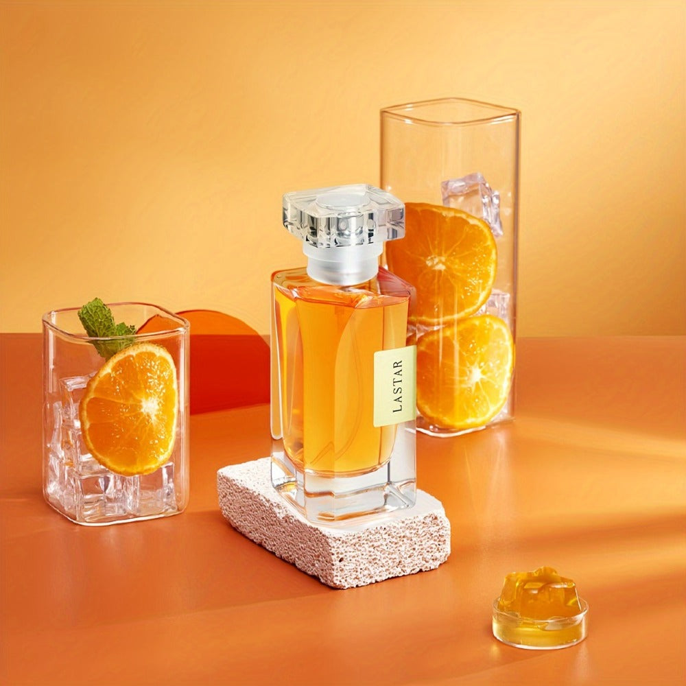 LASTAR Citrus Eau de Parfum Spray with Orange, Jasmine, Geranium, Cedar and Amber Notes in One- or Two-Bottle Sets