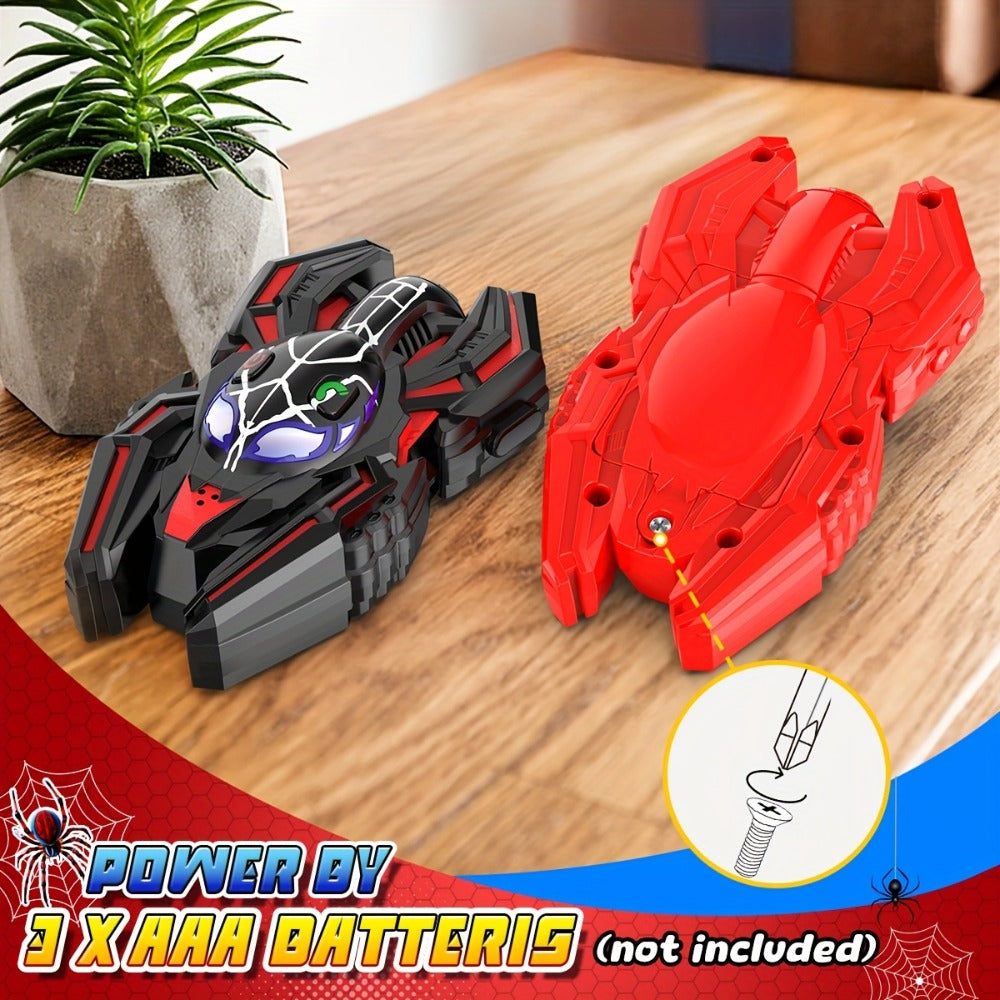 Spider Walkie Talkies for Kids – Long Range Outdoor Toy for Boys & Girls Ages 3-8, Camping Hiking Adventure Gift, 1-Pack & 2-Pack, Red Black & Pink