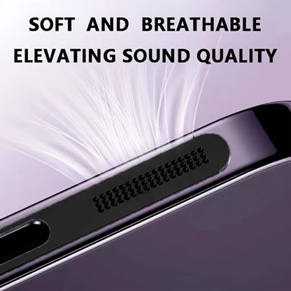 Two-Piece Metal Speaker and Earpiece Dust Mesh Cover Set for iPhone in Nine Pictured Color Options