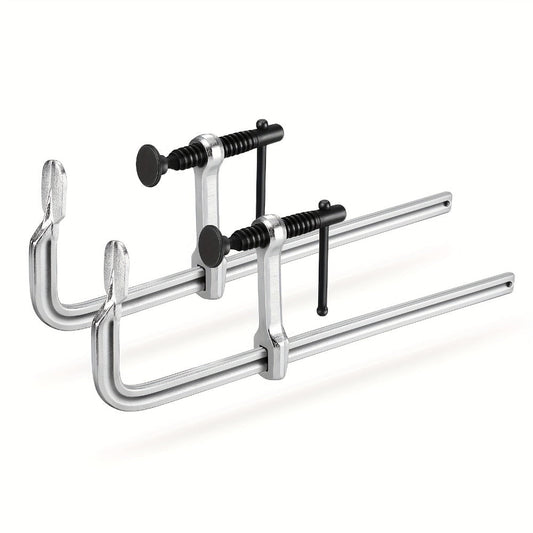 Bar Clamps 12 Inch 2-Pack – Jorgensen Light-Duty Drop Forged Steel Clamps for Woodworking, Welding & DIY Projects, Heavy-Duty Grip Bar Clamp Set