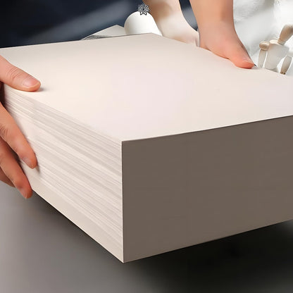 Watercolor Paper with 50 Displayed Sheets in 11.8 x 8.2-Inch or 16.5 x 11.7-Inch Protected Sizes