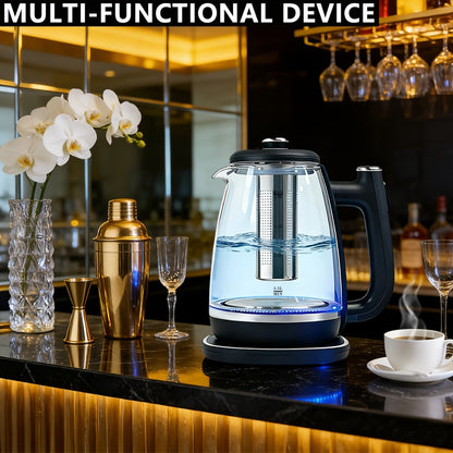 Electric Kettle 1150W Fast Heating – Removable Stainless Steel Filter, Overheat Protection & Easy to Clean, Versatile Hot Water Kettle for Coffee, Tea & Drinking Water, Ideal Kitchen Gift