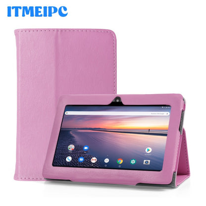 Android Tablet 7-Inch with Android 14, 4GB Total RAM, 32GB Internal Storage and Built-In Protective Case