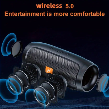 Bluetooth Speaker Compact Cylindrical Model with Rechargeable Lithium Battery, USB Charging and Three Colors