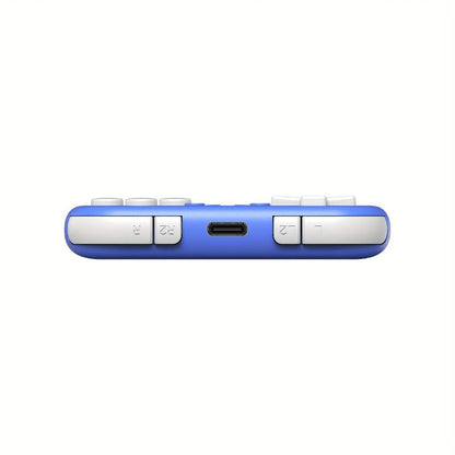 8BitDo Micro Bluetooth Gamepad for Nintendo Switch Android Raspberry Pi - Pocket-Sized Mini Controller with Keyboard Mode, Blue