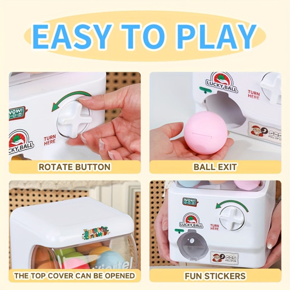 Gachapon Machine for Home – Mini Capsule Toy Vending Machine Novelty Gift for Kids Adults Couples Anniversary Birthday Party Christmas