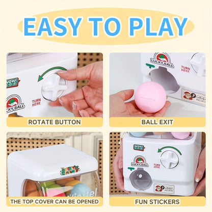 Gachapon Machine for Home – Mini Capsule Toy Vending Machine Novelty Gift for Kids Adults Couples Anniversary Birthday Party Christmas
