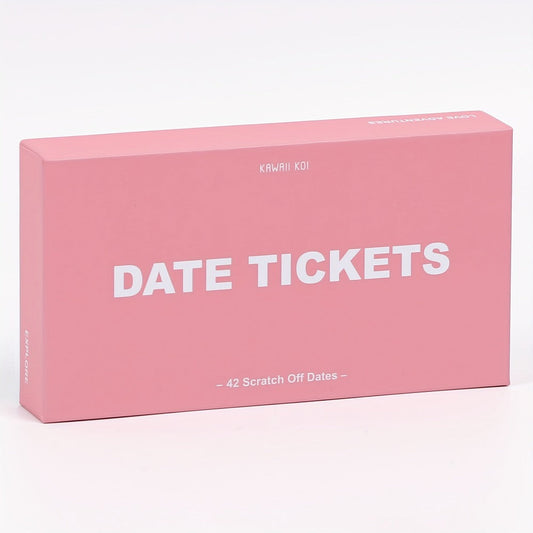 Date Night Scratch Off Cards for Couples 42pcs – Romantic Ideas Anytime Day & Night, 3 Color Tickets, Fun Couple Activity Game, Gift for Anniversary Birthday Valentine's Day Wedding