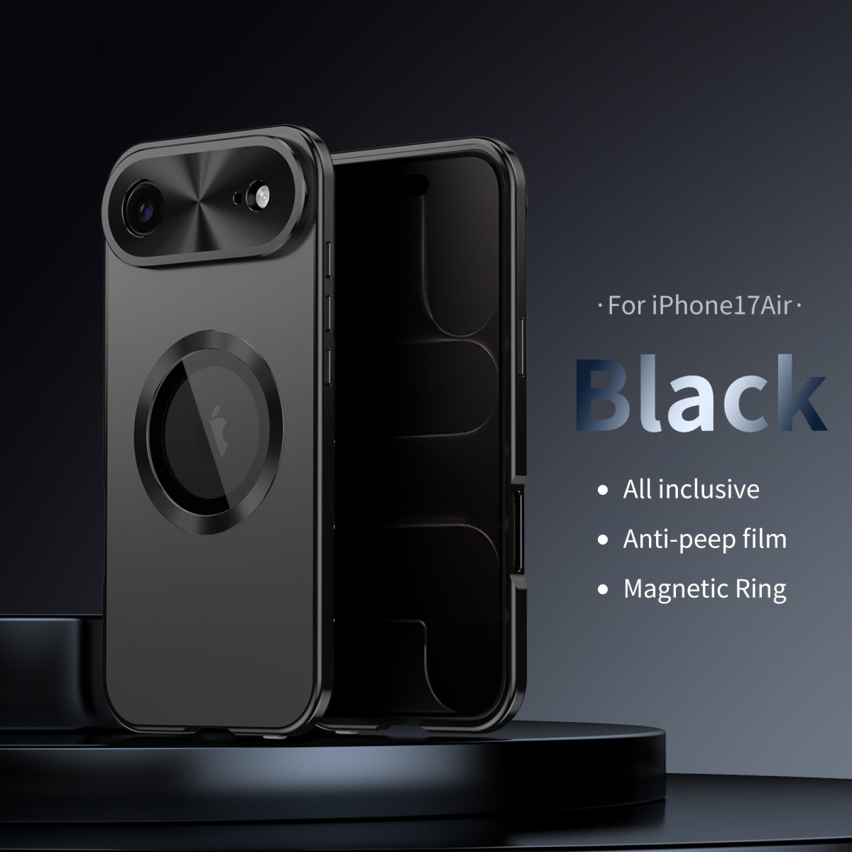Two-Piece Privacy-Panel Magnetic iPhone Case with Camera Protection in 24 Model and Color Options