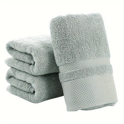 100% Cotton Bath Towel 500GSM Ultra Absorbent Soft Quick Dry Thick Hand Towel for Bathroom Gym Machine Washable Khaki Purple Blue Gray Green White 6-Pack Colorful