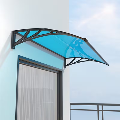 Door Awning Polycarbonate Window Canopy UPF50+ UV Rain Protection