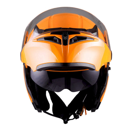 Motorcycle Modular Full Face Helmet Flip Up Dual Visor Inner Smoked Shield Lightweight Aerodynamic Thermoplastic Shell Removable Washable Interior for Men Women, Multiple Colors S M L XL