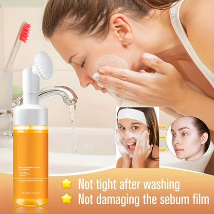 Two-Piece Turmeric and Kojic Acid Facial Cleanser Set in 3.38 oz Travel-Size Tubes for Daily Skin Care