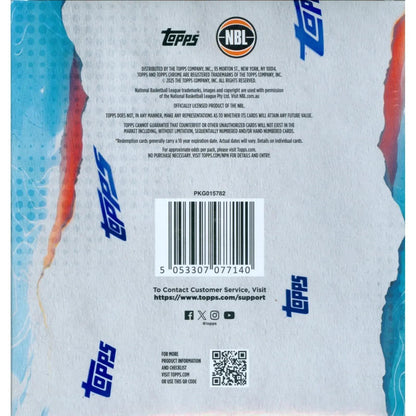 Sports Trading Cards, 2024-25 Topps Chrome NBL Basketball Mega Box with 60 Cards Across 10 Packs