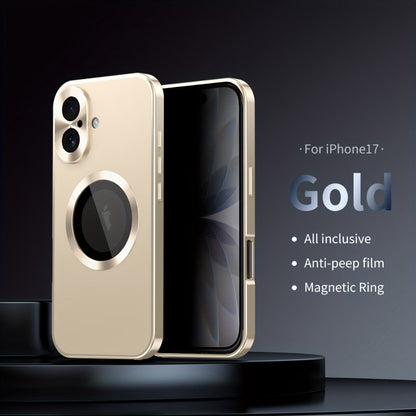 Two-Piece Privacy-Panel Magnetic iPhone Case with Camera Protection in 24 Model and Color Options