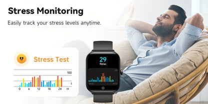 Smartwatch – with Alexa Built-in FAWEIO 1.95" Large Display, Wireless Calling, 100+ Sport Modes, Pedometer Heart Rate Sleep Blood…
