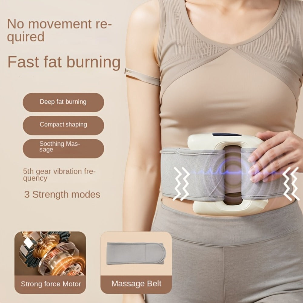 Massage Ring Fascia Massager – Mini Neck Waist & Full Body Muscle Relaxing Ring with Massage Belt, Multi-Function Fitness Relaxation Tool for Back, Waist & Neck, Portable Gift for Men Women
